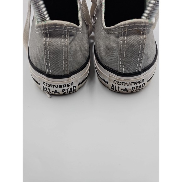 Converse All Star Double Tongue Gray Women's Size 7 Shoes Low Top Sneakers - Picture 5 of 6
